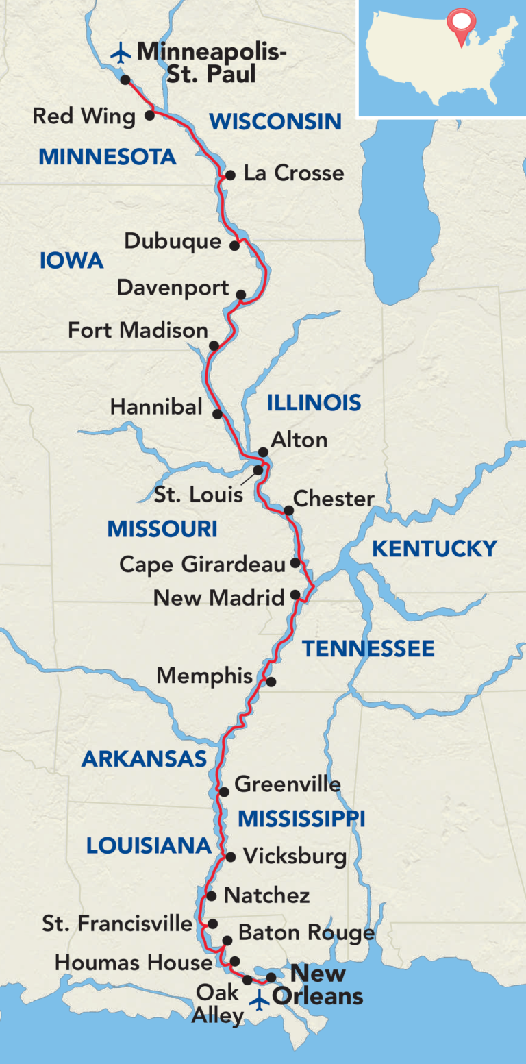 Complete Mississippi River Cruise Sunstone Tours & Cruises