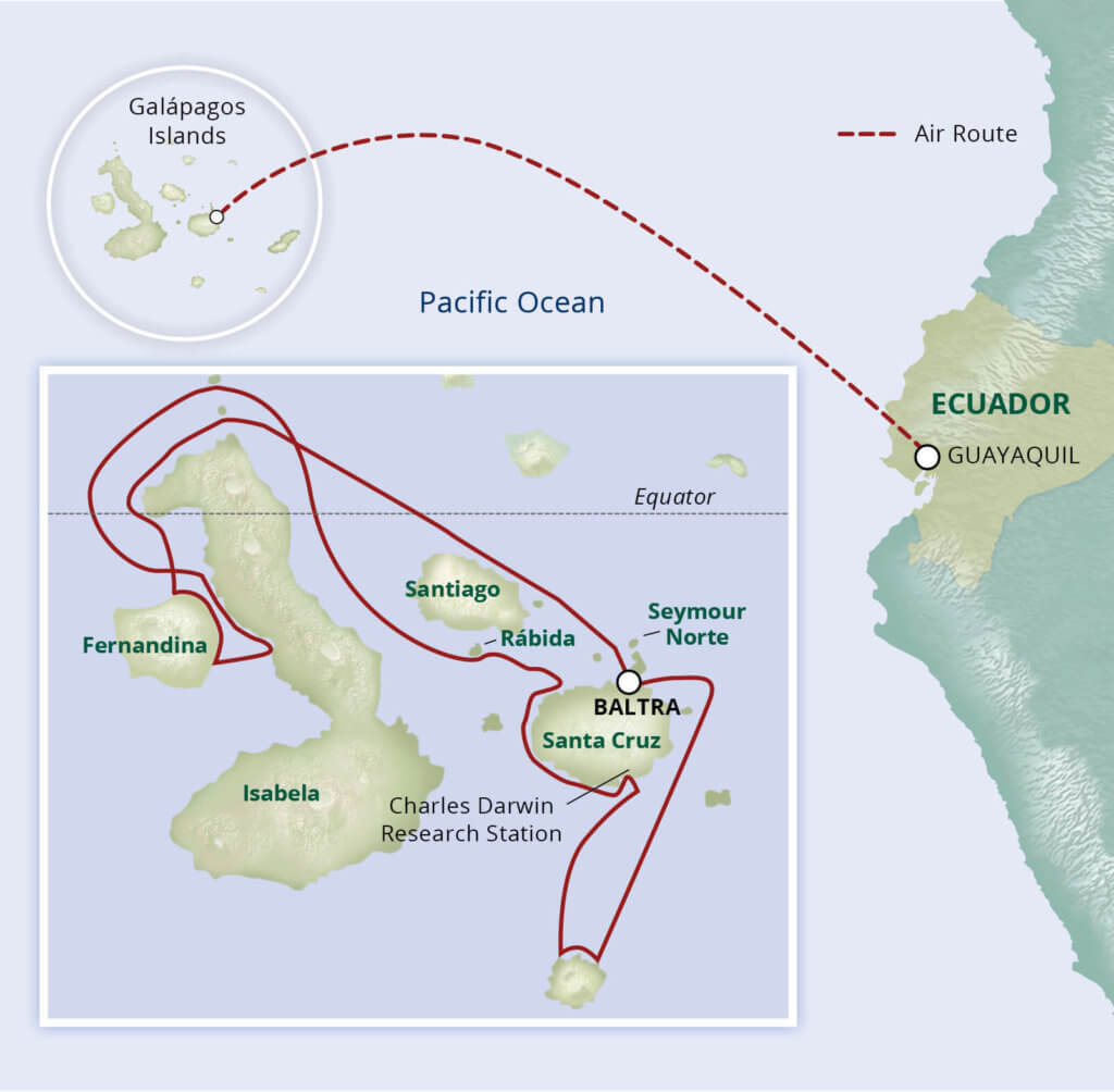 darwin's trip to the galapagos islands